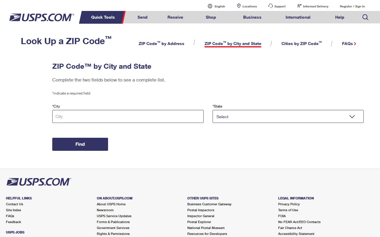 Greenfield ZIP code directory USPS city and address lookup